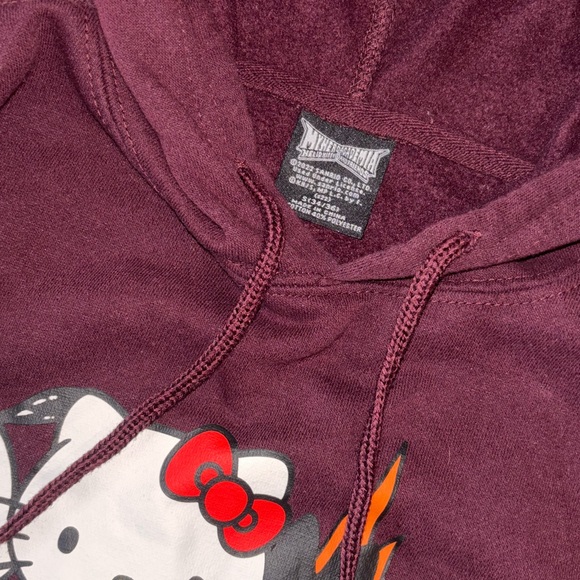 My Hero Academia x Hello Kitty Maroon Hoodie and Sweatpants Set - Picture 3 of 4
